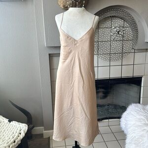 Vince Beige slip dress size small
